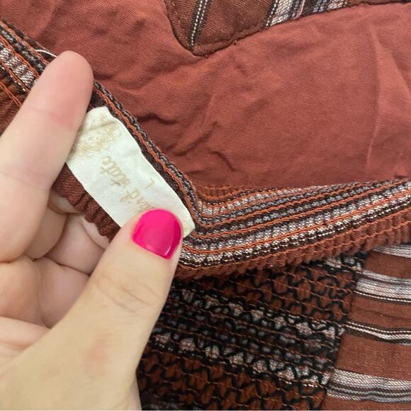 ALTAR’D STATE • Embellished Embroidered Tassel Boho Halter Corset Top - Picture 9 of 9